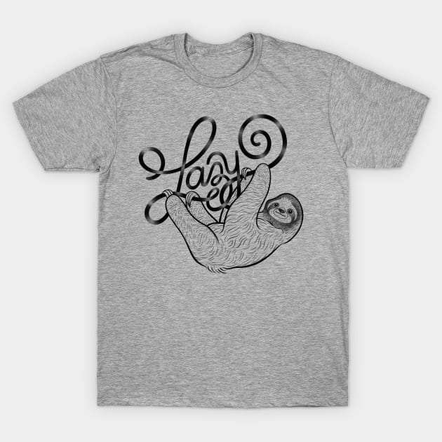 Lazy Sloth T-Shirt by LEvans